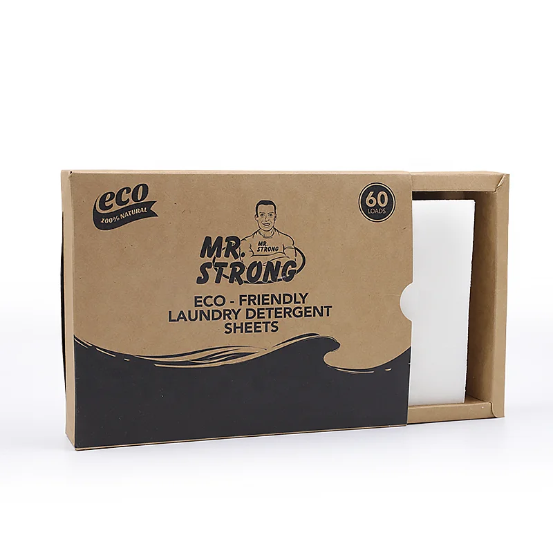 60 Loads/box Biodegradable Laundry Detergent Sheet Buy Laundry