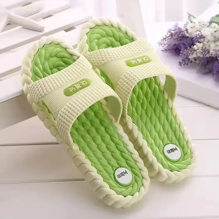 New Leaky Slippers Bathroom Bathing Simple Men's And Women's Home