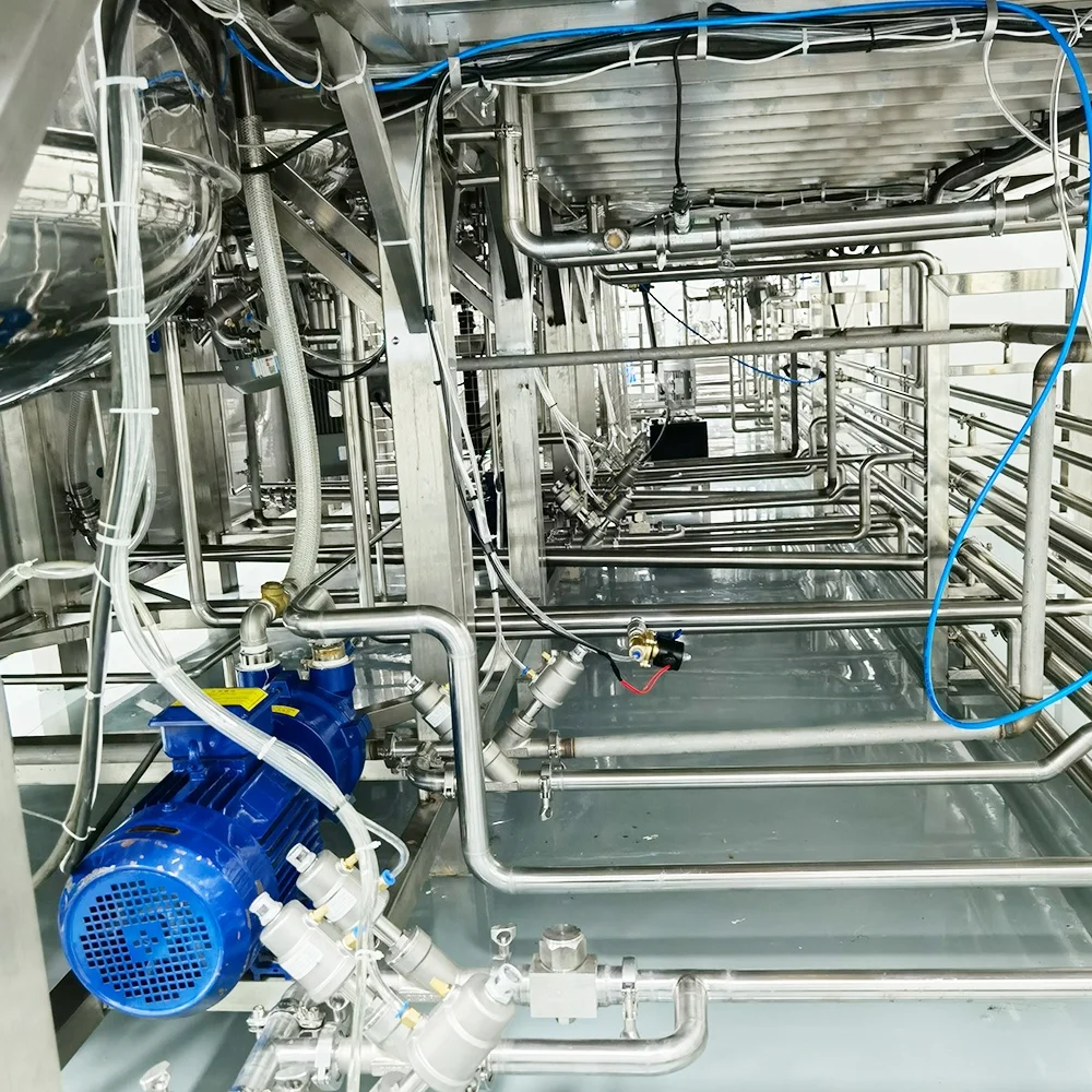 500-5000L Vacuum Homogenizing Mixing Tank for Blender Cosmetic Agitator Mixer Emulsifying Stirring Cream Suppository Soft Gel
