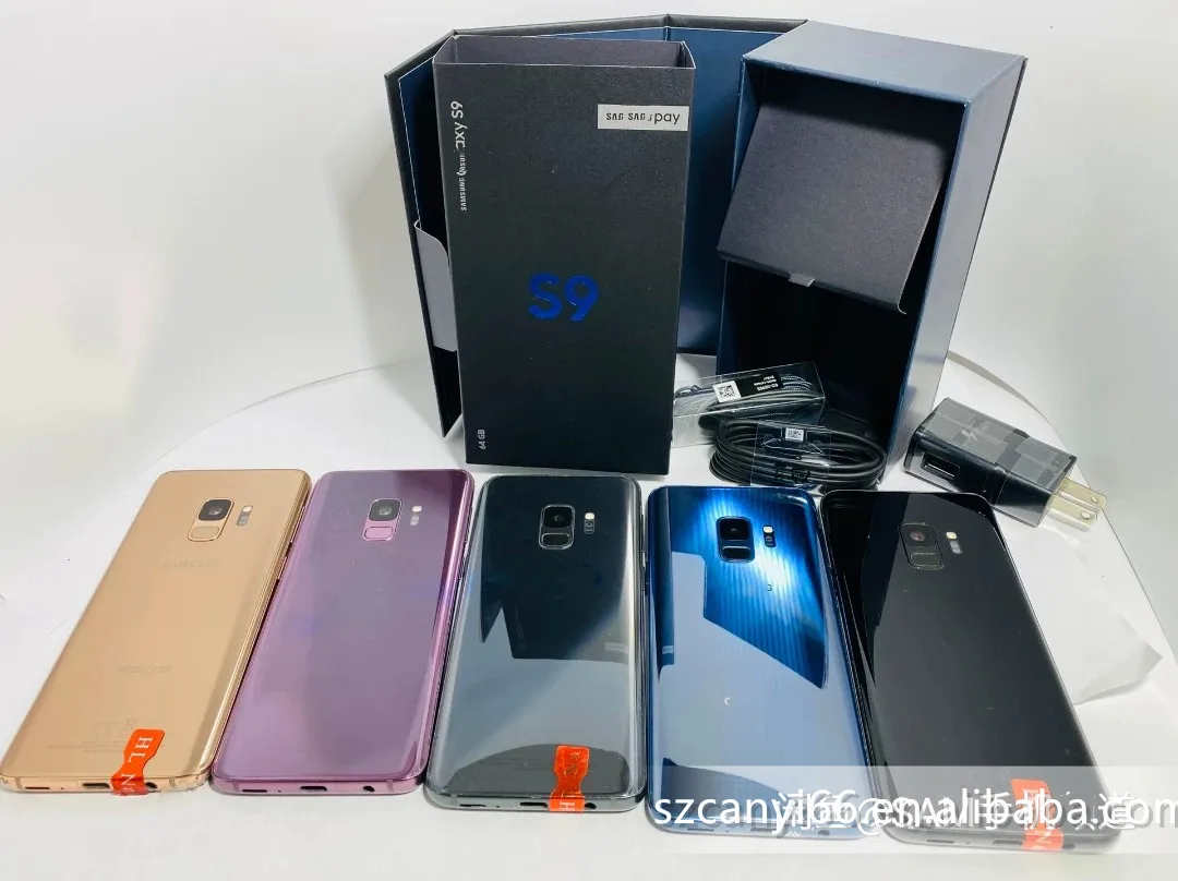 Cheap Secondhand Mobile Phones S9 4g Smart Phone Note9 S3 S4 S5 S6 S7 S8 S9+ S10 Plus S20 For