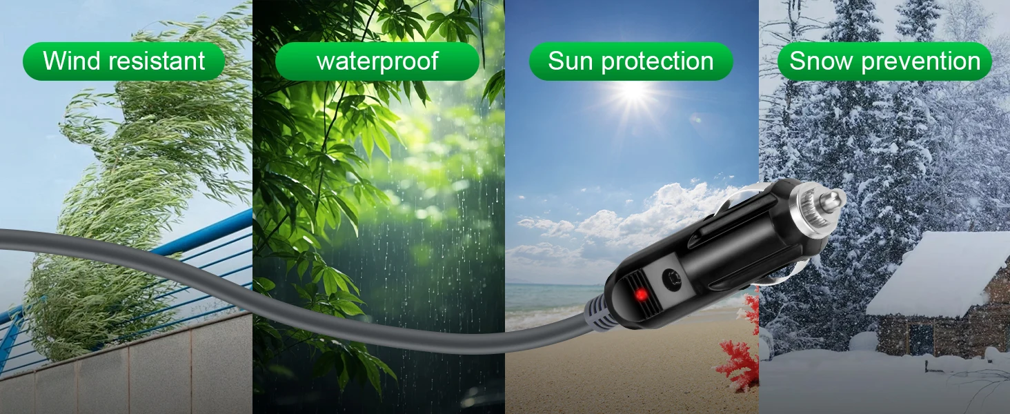 12v Car Cigarette Lighter to DC 5521 Power Cable for Starlink Mini DC 5.5* 2.1mm Charge Cable插图6