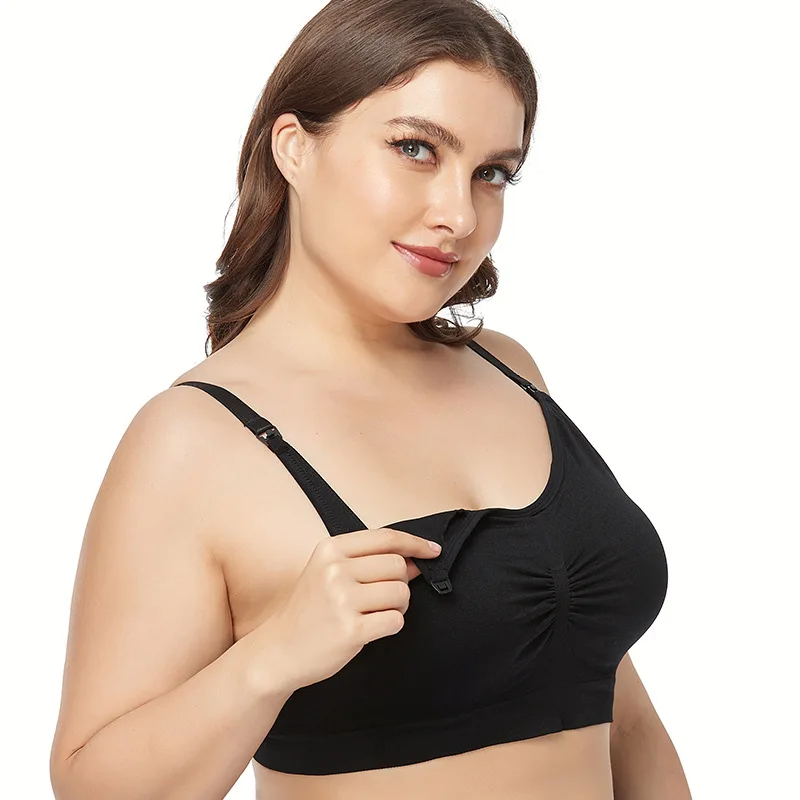 High Quality Plus Size Nursing Bra Breathable Women Breastfeeding