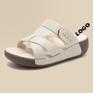 2026 New Summer Open Toe Women's Flat Sandals Breathable Anti-Slip Lace Shoes Trendy Beach Casual Slippers for Ladies Zapatos