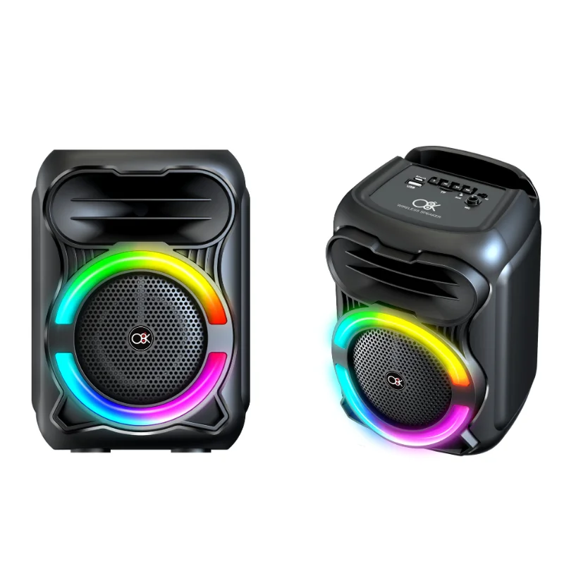 BT-408 Portable Mini Wireless Speaker RGB Light Audio