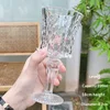 Transparent color  Carved goblet -220ML
