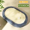 Lavabo Ovalado de Sisal Azul Zafiro