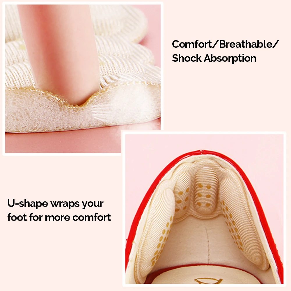 Adjustable Thickened Heel Patch Tape Washable Foam Adhesive for Better Fit Anti-Wear and Anti-Drop
