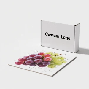Oem Customized Printing Mini Puzzle 20 30 50 Piece Design Baby Puzzle Jigsaw With Logo
