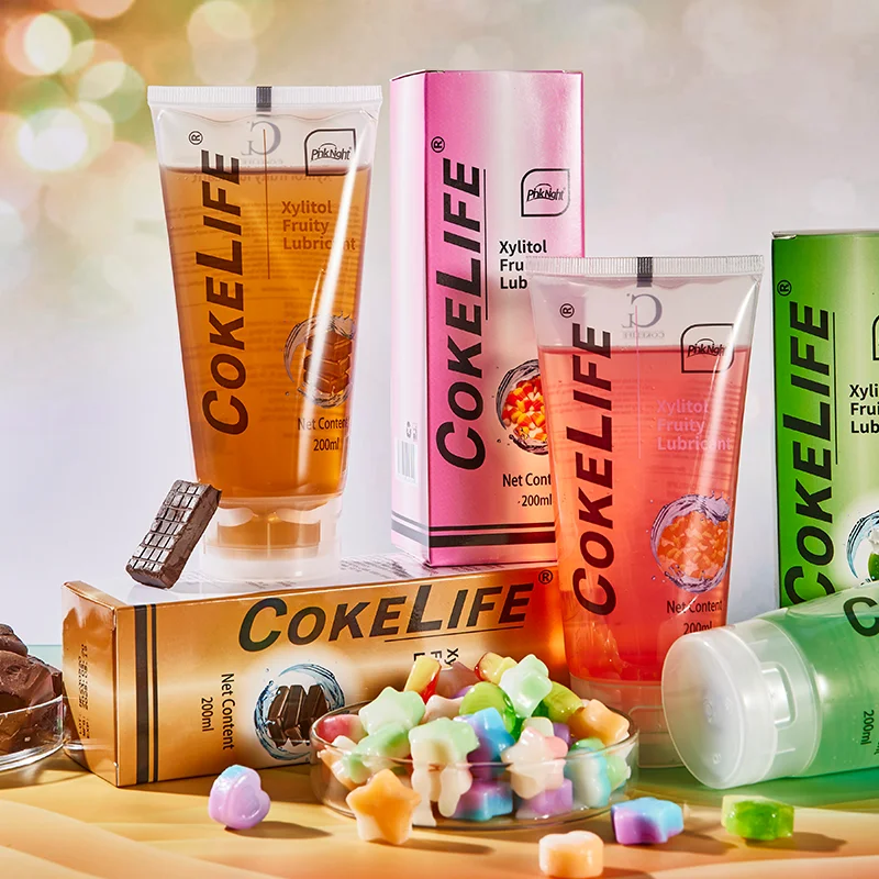 Cokelife New 200ml Oral Sex Lube Gel for Fruit Wholesale Sex Shop Anal  Water Based Lubricants Sex Edible Vaginal