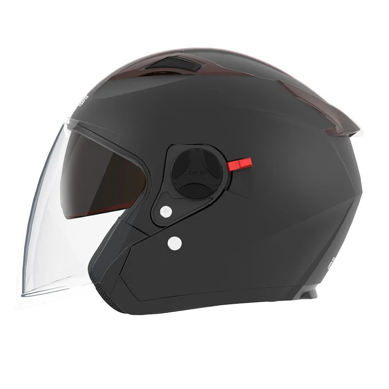 Demi-Casque Moto Multi-Sports - Léger, Pare-Soleil, Taille 45-65 Cm, Pour Scooter Et Cruiser