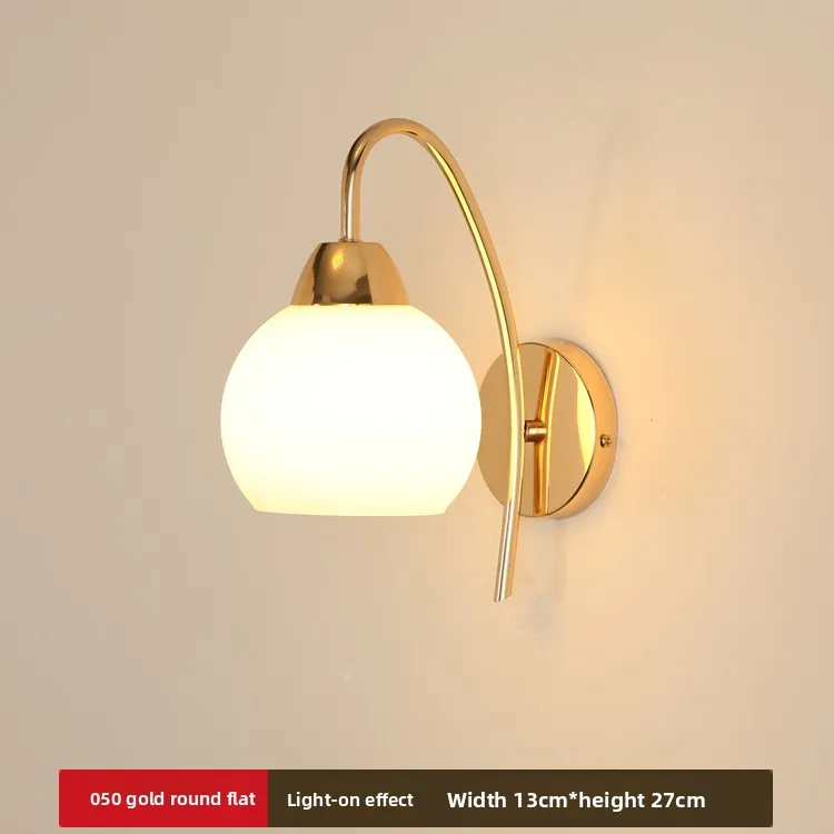product new creative led american wall lamp for bedroom living room balcony stair corridor and aisle iron body with e26 bulb base-25