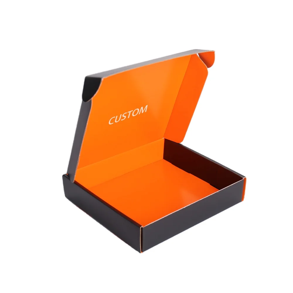 product custom corrugated cardboard folding mailer box embossed gold foil printed cloth packaging for skirts-4