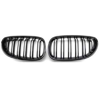 5 series E60 gloss black double  line kidney front grille double slat E60 front grille for BMW