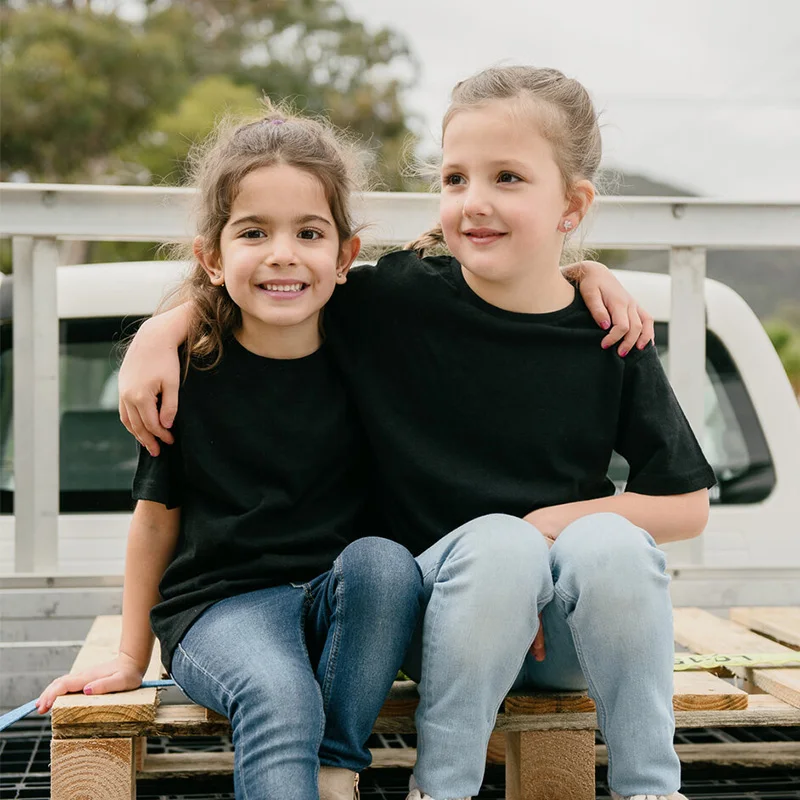 Good Quality Tshirt Kids T Shirts Cotton Wholesale Tshirt Hemp Organic