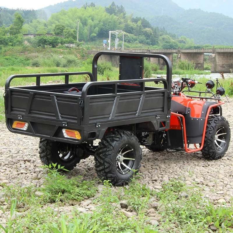 
1,5 м прицеп 14 дюймов дизельный большой Hummer 4-х тактный 4-колесный 350 cc Китай высокое качество квадроцикл 4x4 грузовики с электроприводом для взрослых 