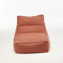 Wholesale cozy sofa with ottoman unfilled cover for sale jute lounge bean bag for adults