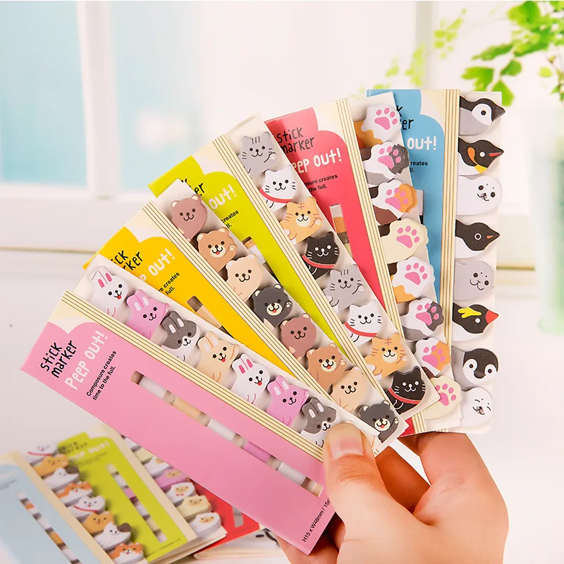 Factory Wholesale Kawaii Creative Stationery Animal Sticky Notes, 2020 New  Recycled Cute Index Cards Die-cut Bookmark - Buy Factory Wholesale Kawaii  Creative Stationery Animal Sticky Notes, 2020 New Recycled Cute Index Cards