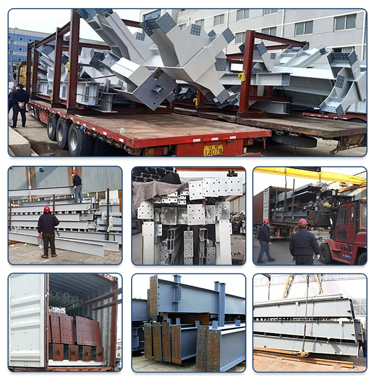 Light Steel Structure Workshop Hangar Warehouse Prefab Steel Warehouse Prefabricated Steel Structures Building