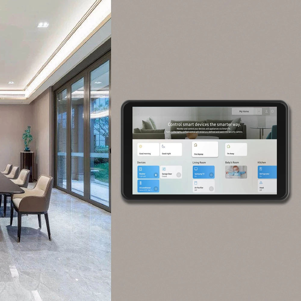 Smart Home Automation Android POE Tablet Touch Panel 8inch POE Android Tablet Zigbee Zwave KNX RS485 Wall-mount Tablet Android