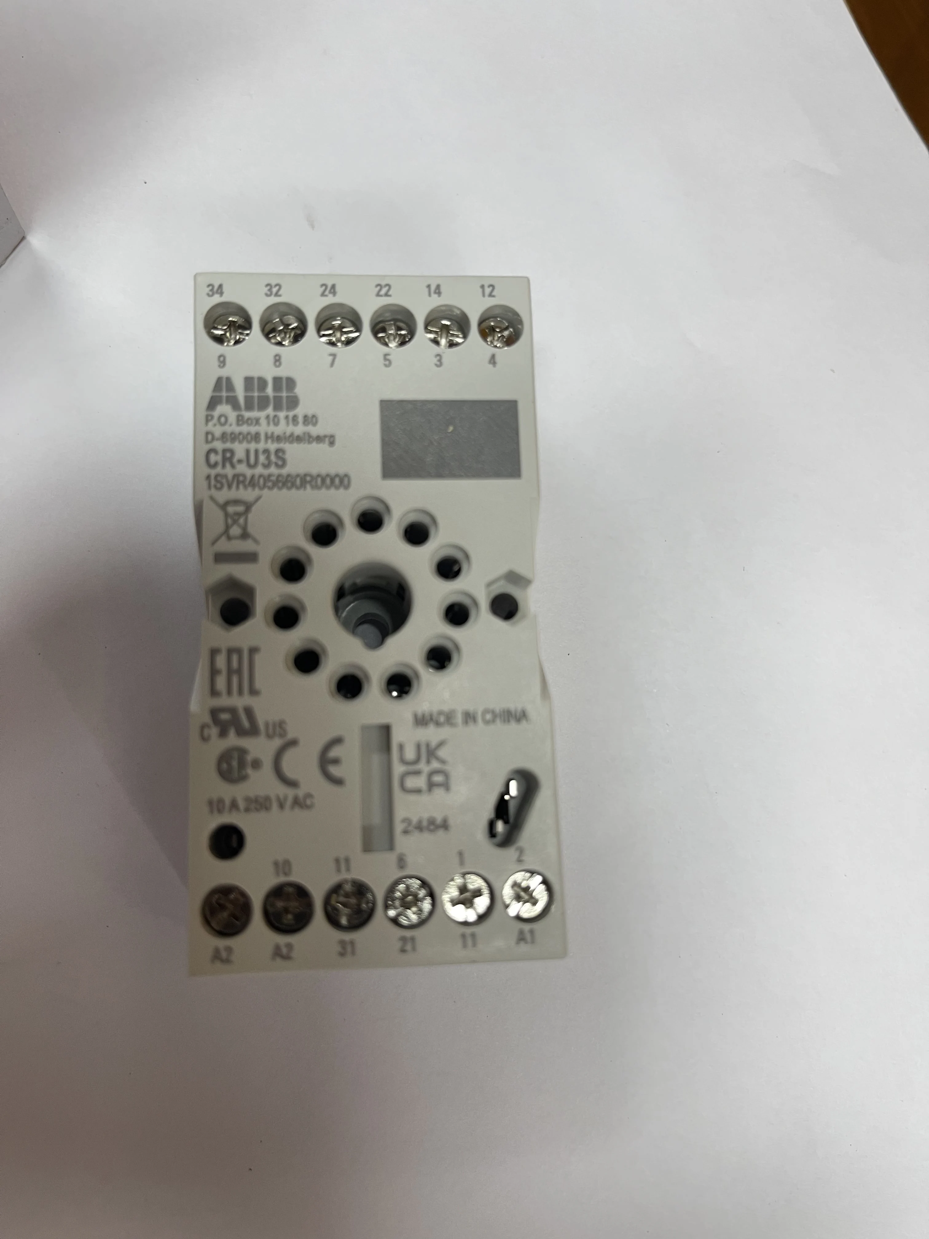 ABB Auxiliary Relay CR-U3S