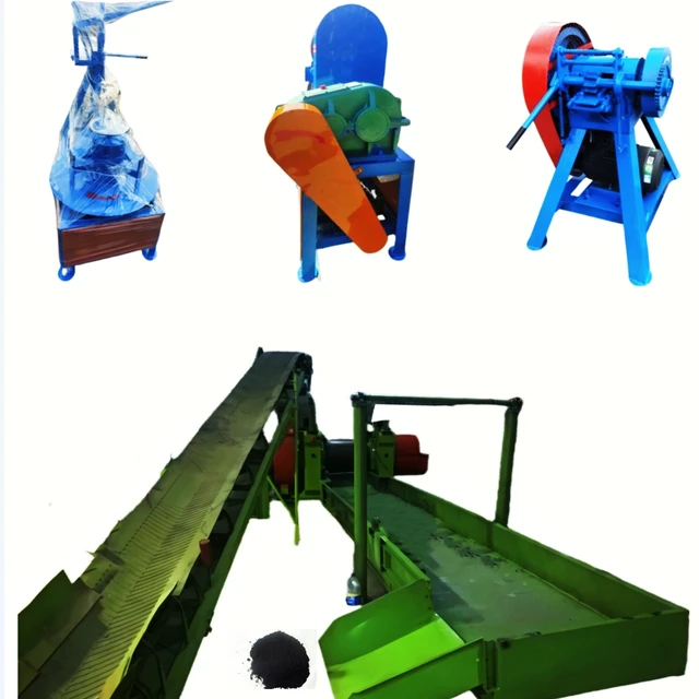 High Efficient Tire Recycling Waste Tire Cutting Machine / Whole Tire Cutting Machine / Scrap Tire Recycling Equipment Oil Pump