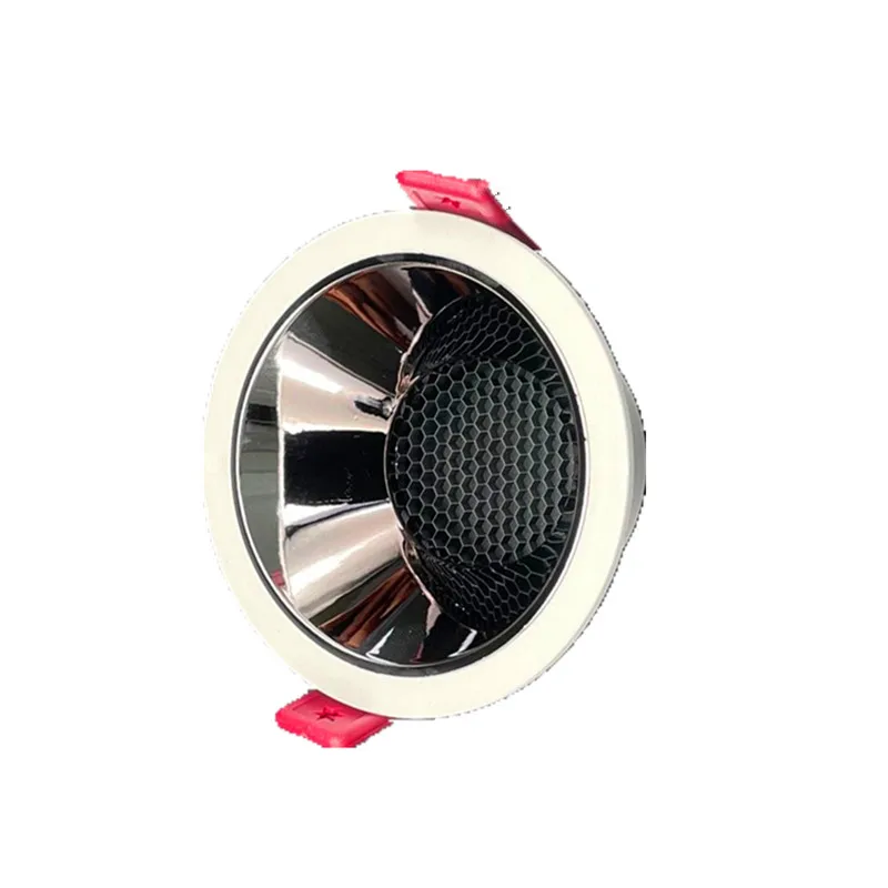 GU10 LED Module Fitting Round MR16 Anti Gare LED Bulb Fixture GU10 MR16 Spot Housing Recess Frame LED Spotlight Fitting Housing