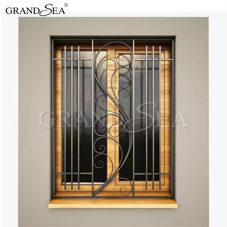 Different Iron Window Grill Color for Window Design - Grandsea