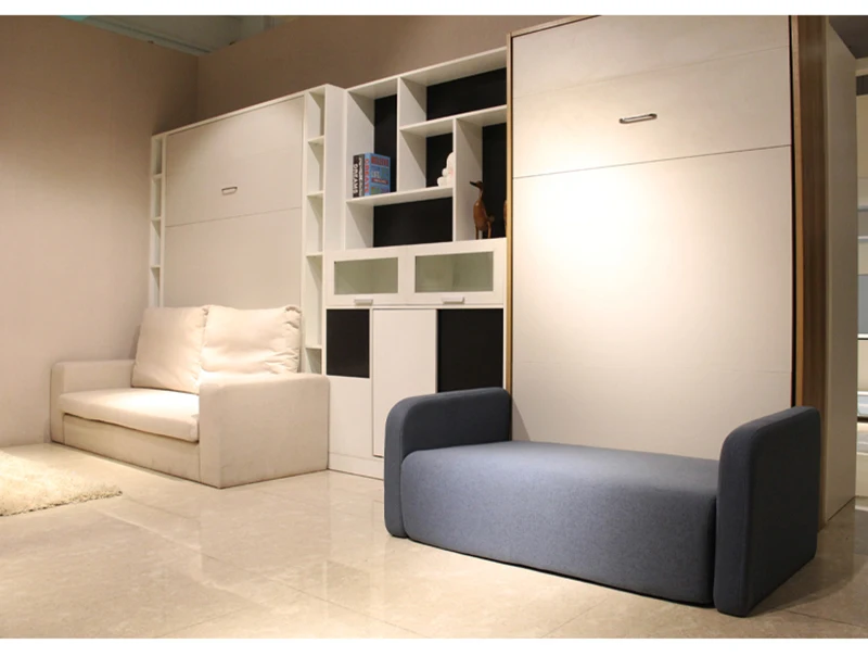 Manual Vertical Murphy Bed Mechanism Hardware Space Saving Folding