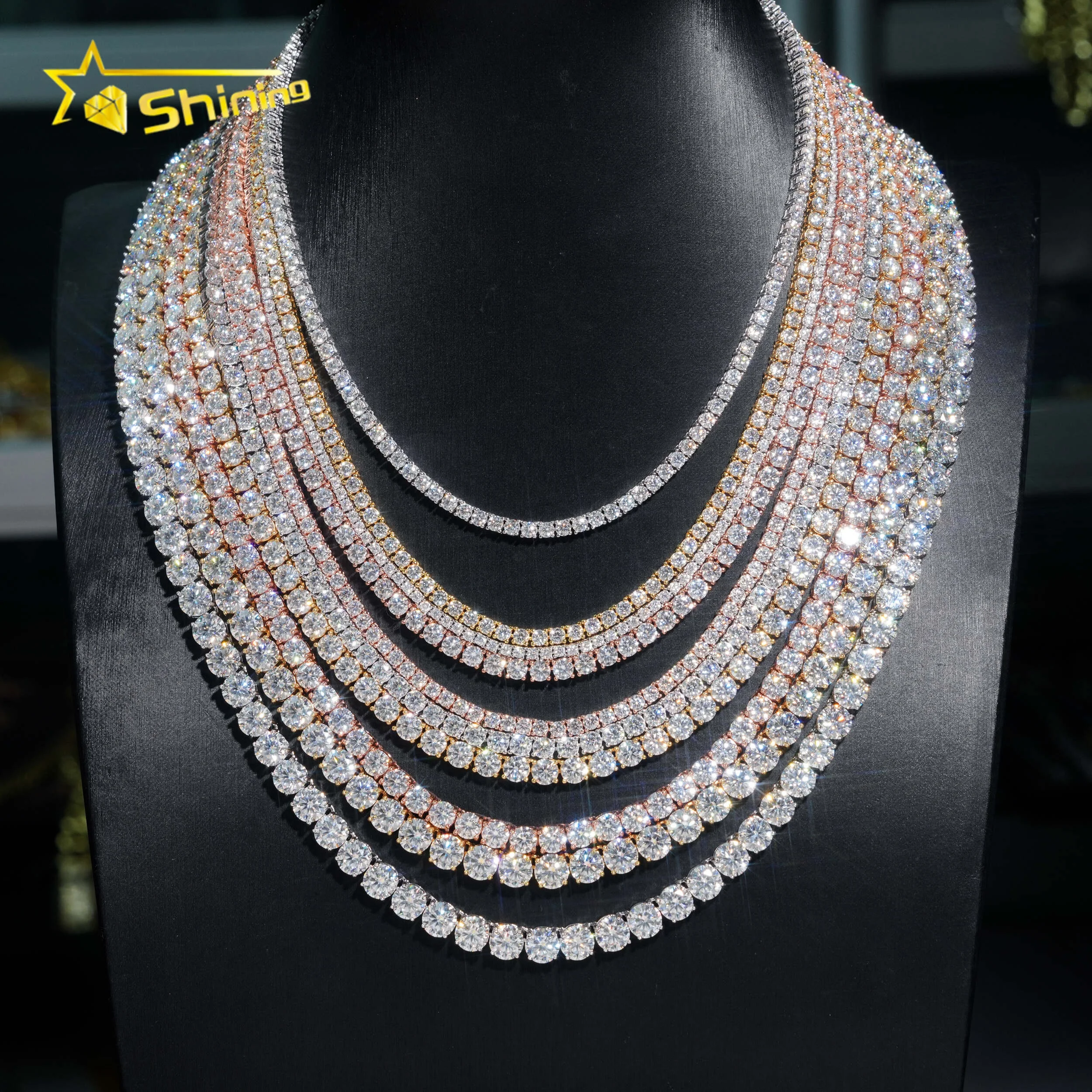 Shop Wholesale Hip Hop Iced Out Jewelry with Lab Grown Moissanite