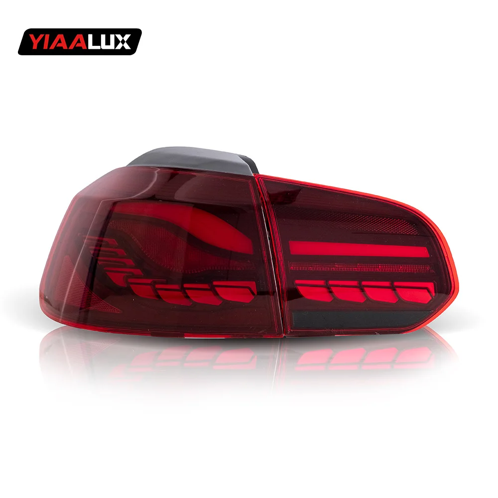 Vland Sequential Tail lights Full LED Rear Lamp Assembly With Brake DRL Fog Lights For Volkswagen MK6 2008-2013