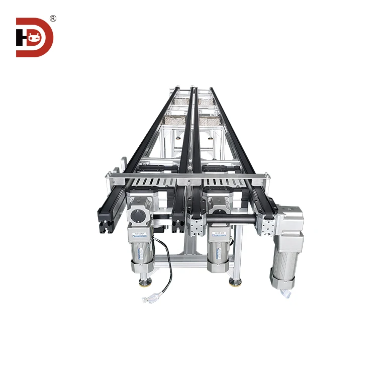 T5-25 Toothed Belt Conveyor Body Lifting and Translation Machine Tray Conveyor Line Customized Synchronous Belt Conveyor Line factory