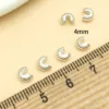 4mm Silver Plated