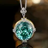 Para green pendant with Chopin chain