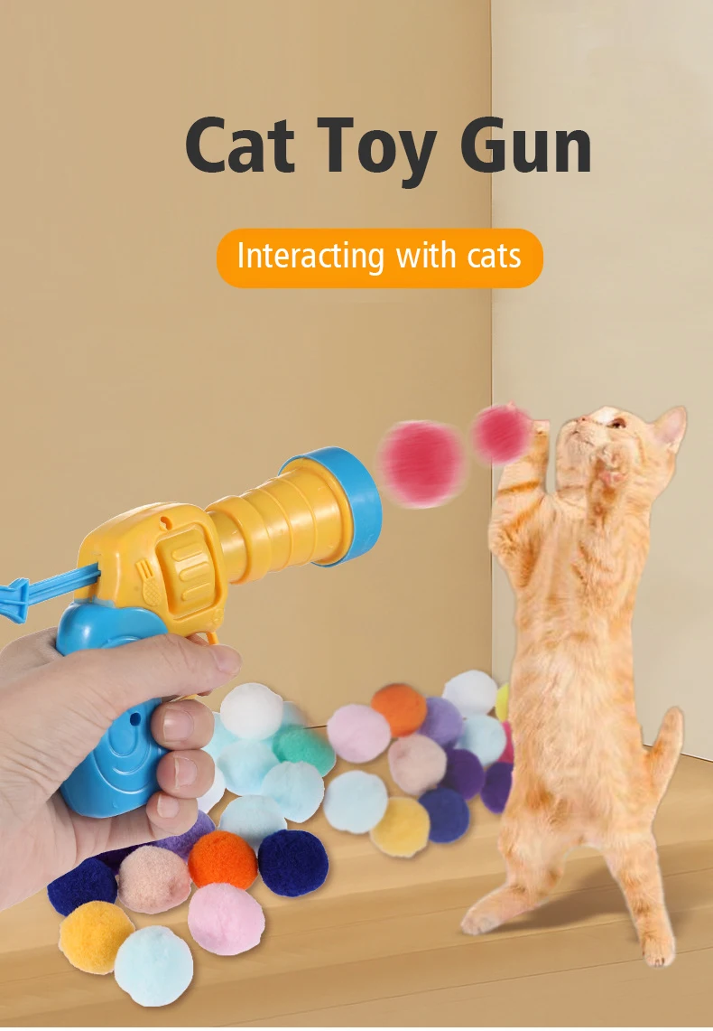 Wholesale Interactive Launch Training Creative Cat Toys Plush Rolling