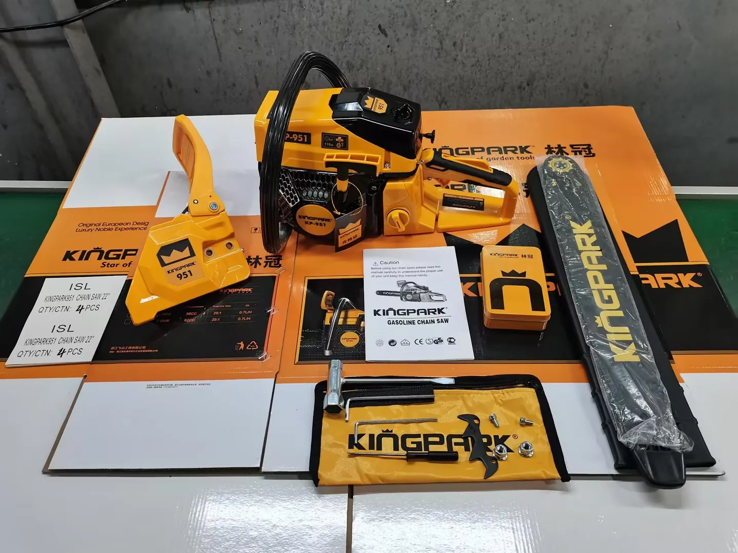 Kingpark 951 Professional 58cc Chainsaw - High Quality Wood