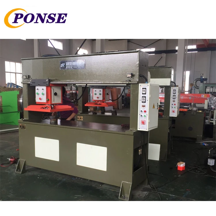 30T Hydraulic Traveling Head Leather Die Cutting Press Machine