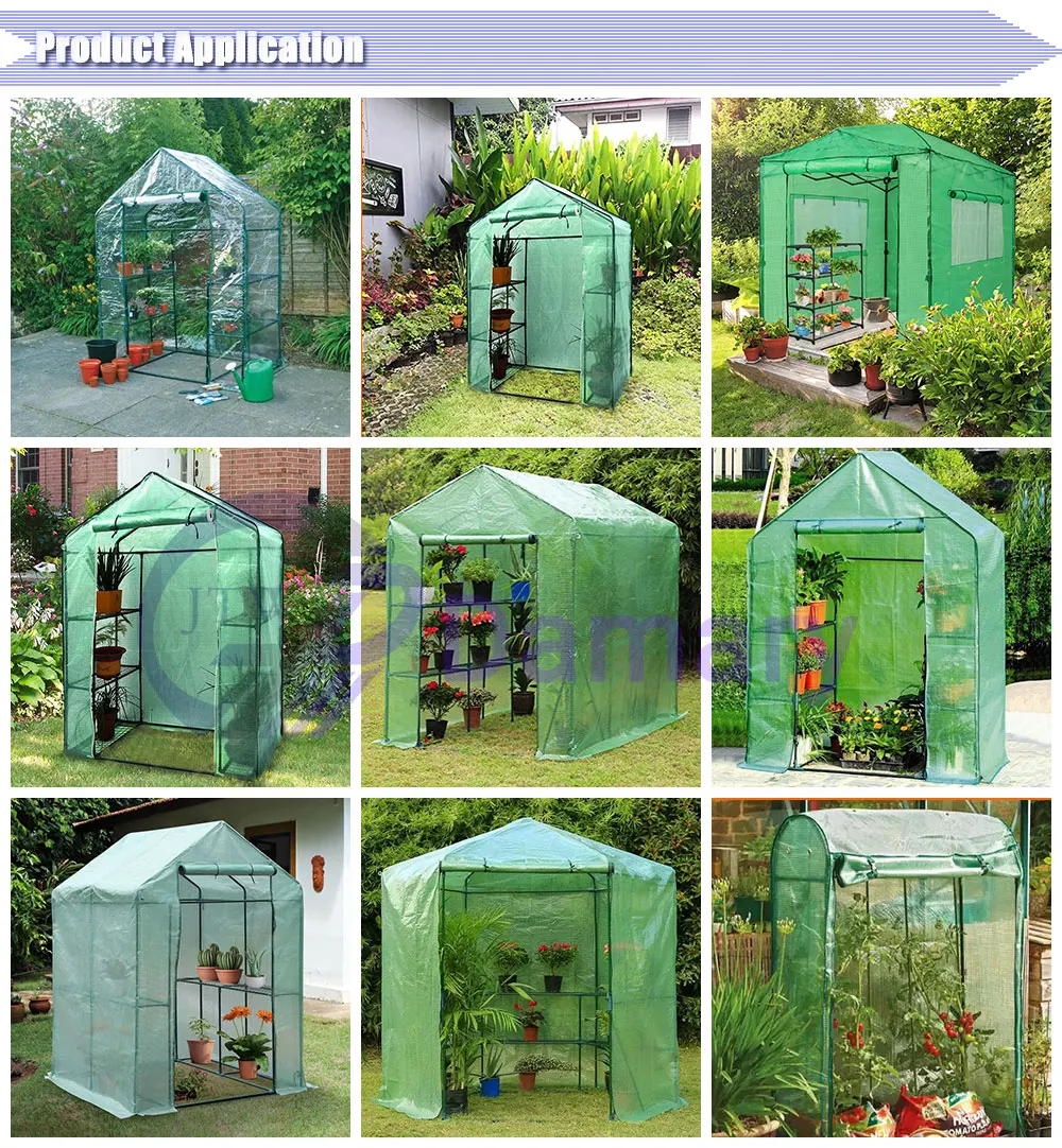Eco-Friendly Outdoor Orangery Greenhouse Garden Greenhouse Steel/Metal Frame Easily Assembled Glass Structure Samples Available factory