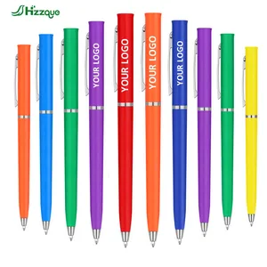 New Styles Colorful Personalized Custom logo Ballpoint Pen Promotion Active Plastic Ball Pen with Logo