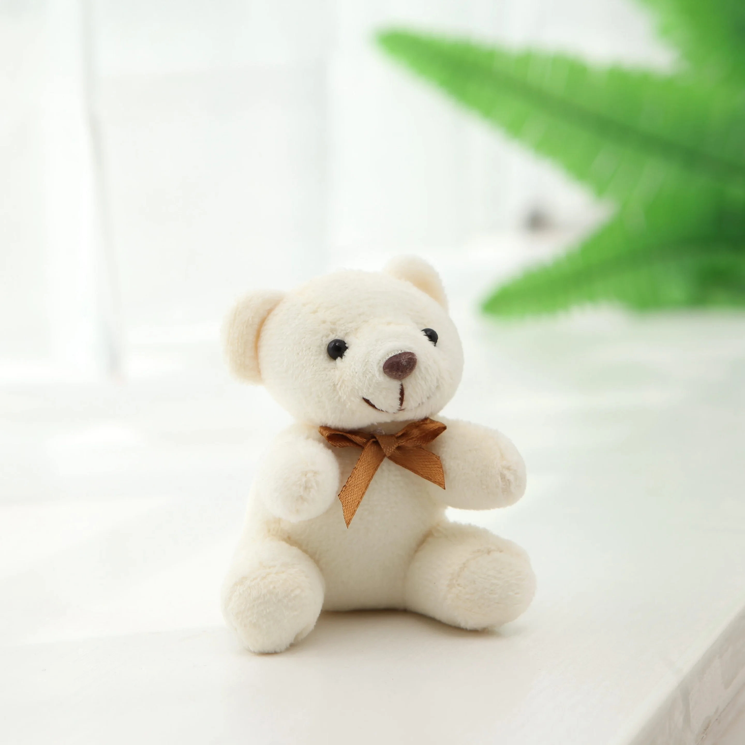 Source 2020 Wholesale Cute Mini Teddy Bear Plush Baby Toy Doll Car Key Ring  Plush Keychain on m.