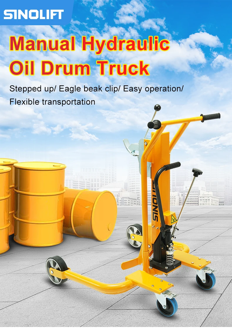 Multifunctional Drum Truck Dy350b For 3055 Gallon Drums 350kg
