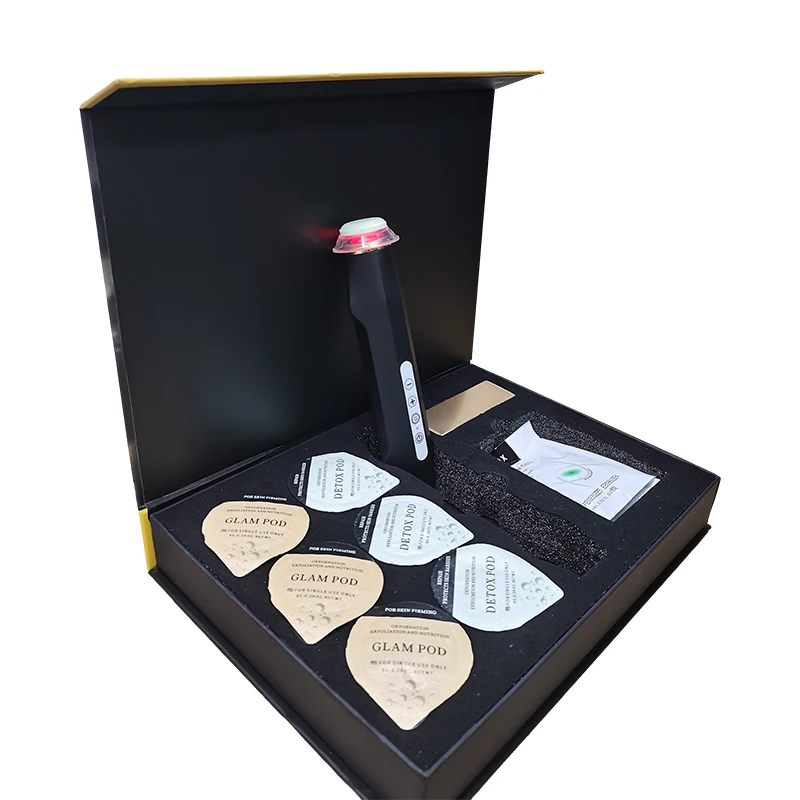 2024 Newest Wireless Mini Oxygen Co2 Bubble Pen Oxygenation Capsules Pods Rechargeable Oxygen Skin Tightening Facial Machine
