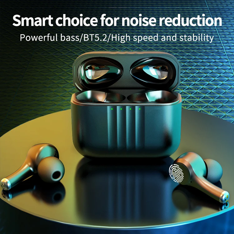 J7 TWS Earbuds with ANC Noise Cancelling Wireless Gaming Headset and Sliding Case JL Chipset