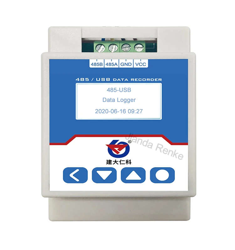 Small Size Low Power Rail 485USB Recorder Smart Digital ModBus RS485 to USB Data Logger