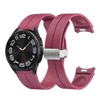 9 Wine Red-Silver Buckle