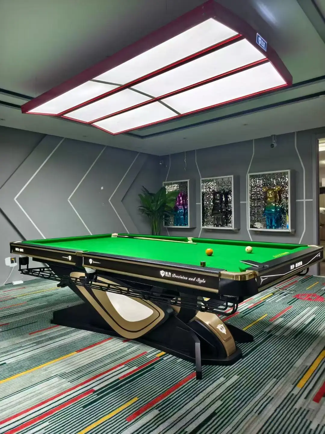 Luxury Modern Pool Table for Chinese Snooker High Quality Solid Wood ...