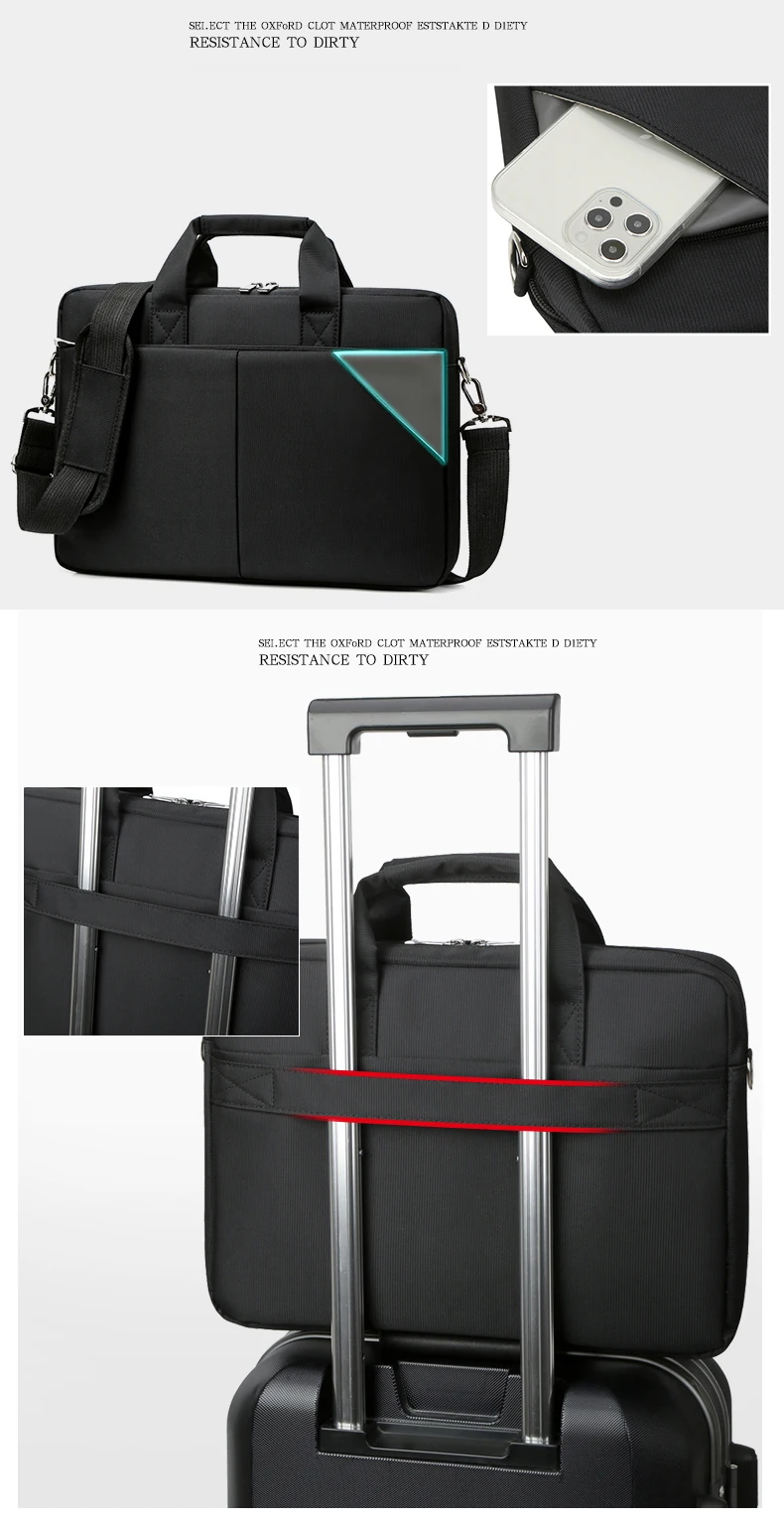 Business Large Capacity Computer Bag 15.6 Inch 14 Inch Laptop Case