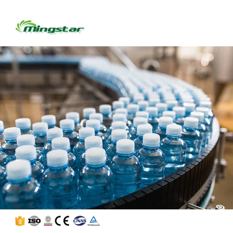 Factory Complete Machine Drinking Mineral Water Purification Washing Bottling Filling Capping Production Line for Bottling Plant