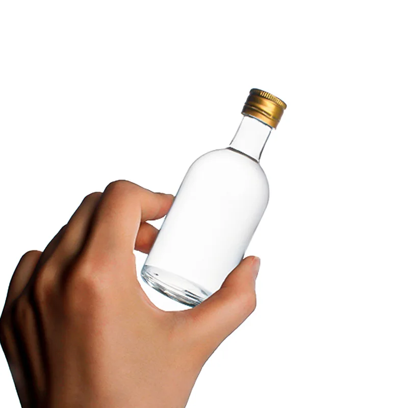 Lot De 100 Bouteilles En Verre De 100 Ml Avec Bouchons Dorés | Pour Vin, Gin, Liqueurs Maison, Huiles | Bouchon 28 Mm, Lavables