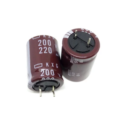 20 x 330uf 200v electrolytic capacitor Nippon Chemi-Con KMH 