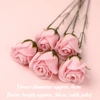Roses gris rose clair 5pcs